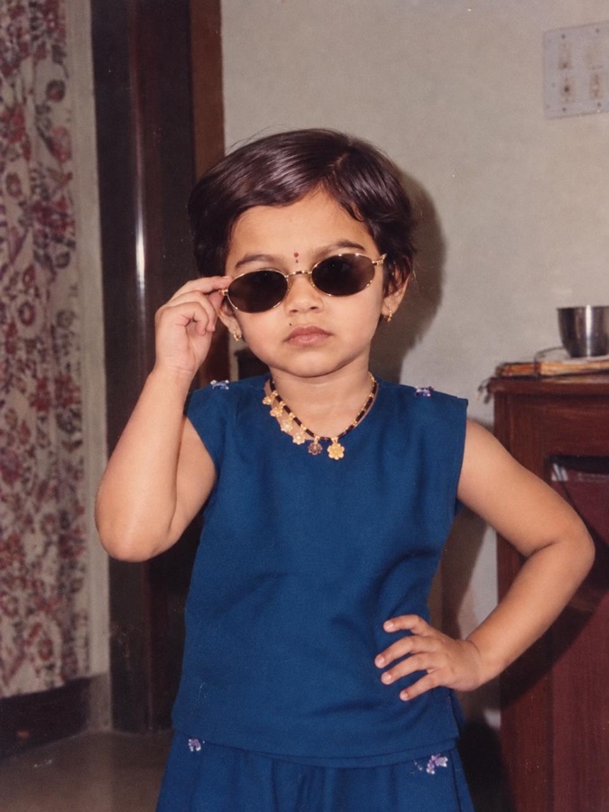 Gauri as a little girl